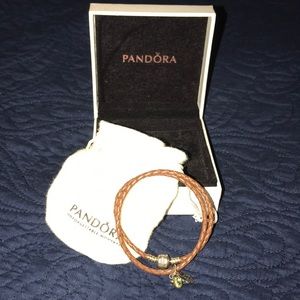 Pandora Jewelry - Pandora Bracelet with charm - never worn Pandora Jewelry - Pandora Bracelet with charm - never worn